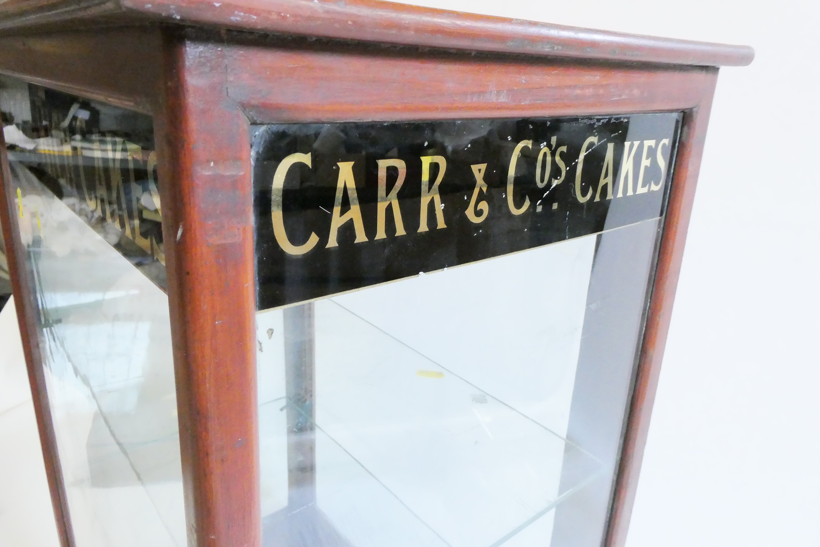 A Carrs & Co Rich Cakes shop display cabinet Image