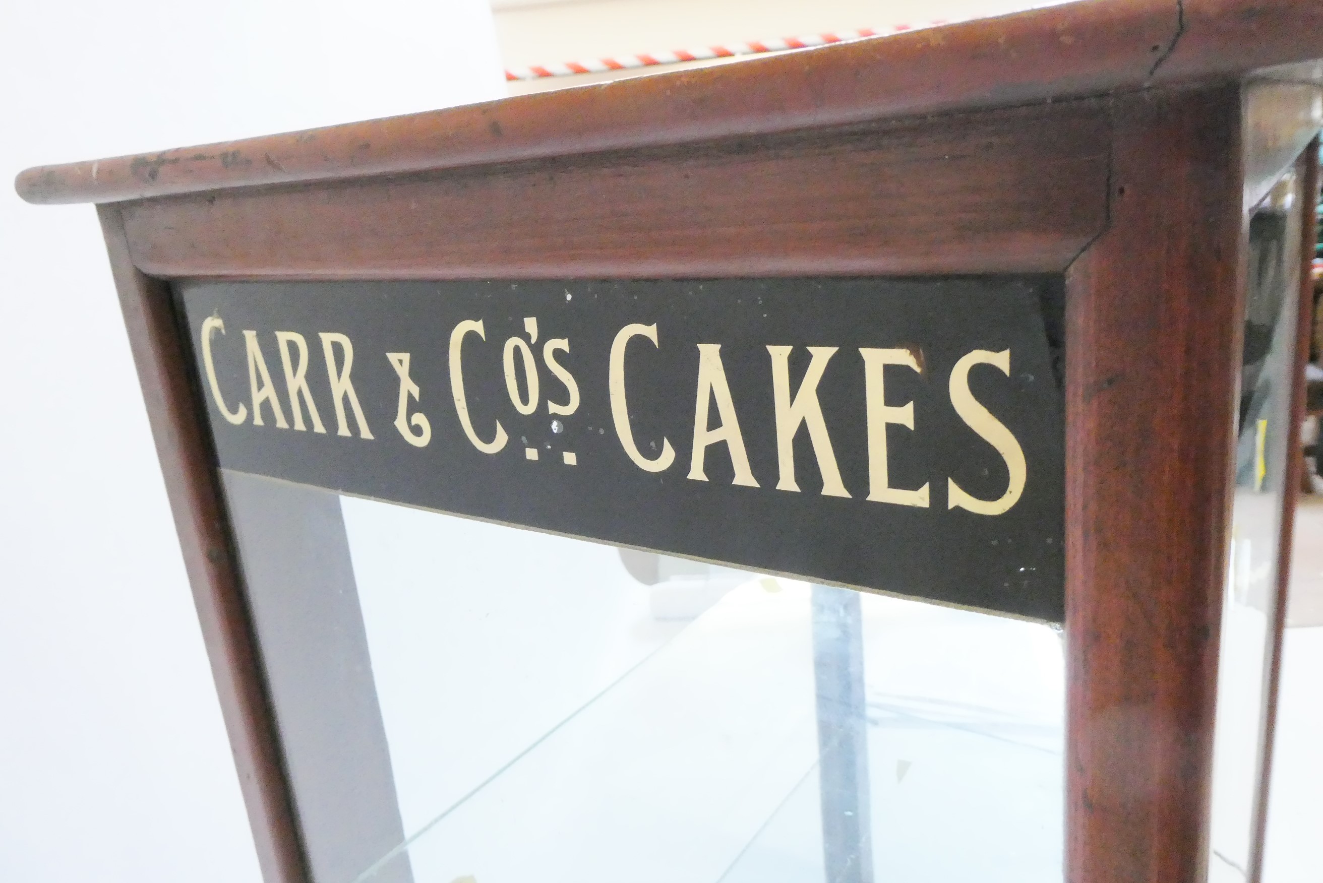 A Carrs & Co Rich Cakes shop display cabinet Image