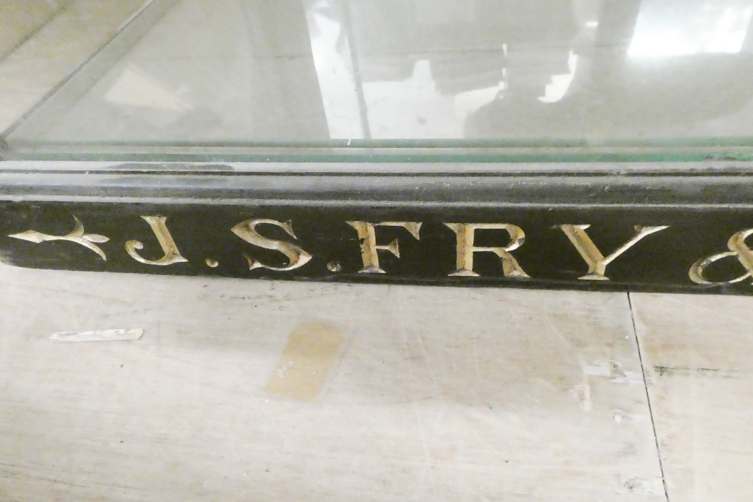 A pair of J S Fry & Sons Ltd shop display cabinets Image