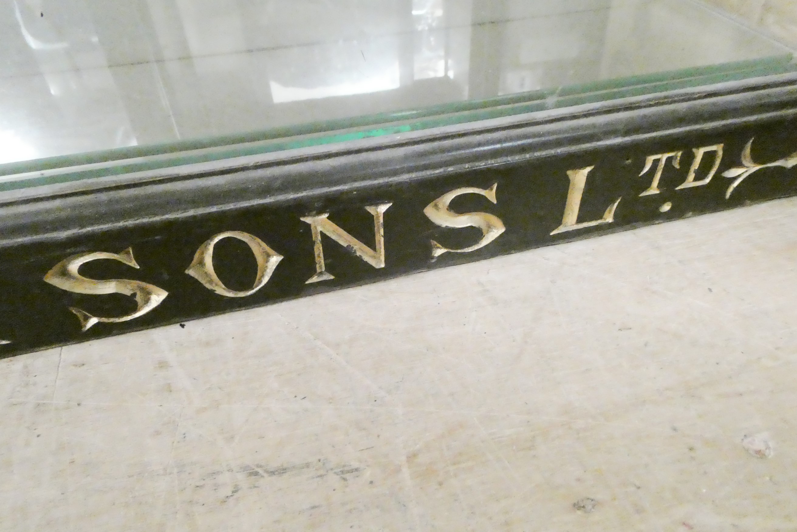 A pair of J S Fry & Sons Ltd shop display cabinets Image