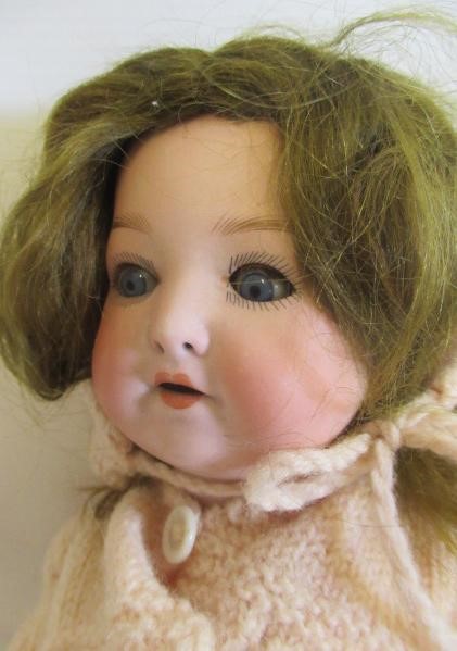 Two bisque socket head dolls Image