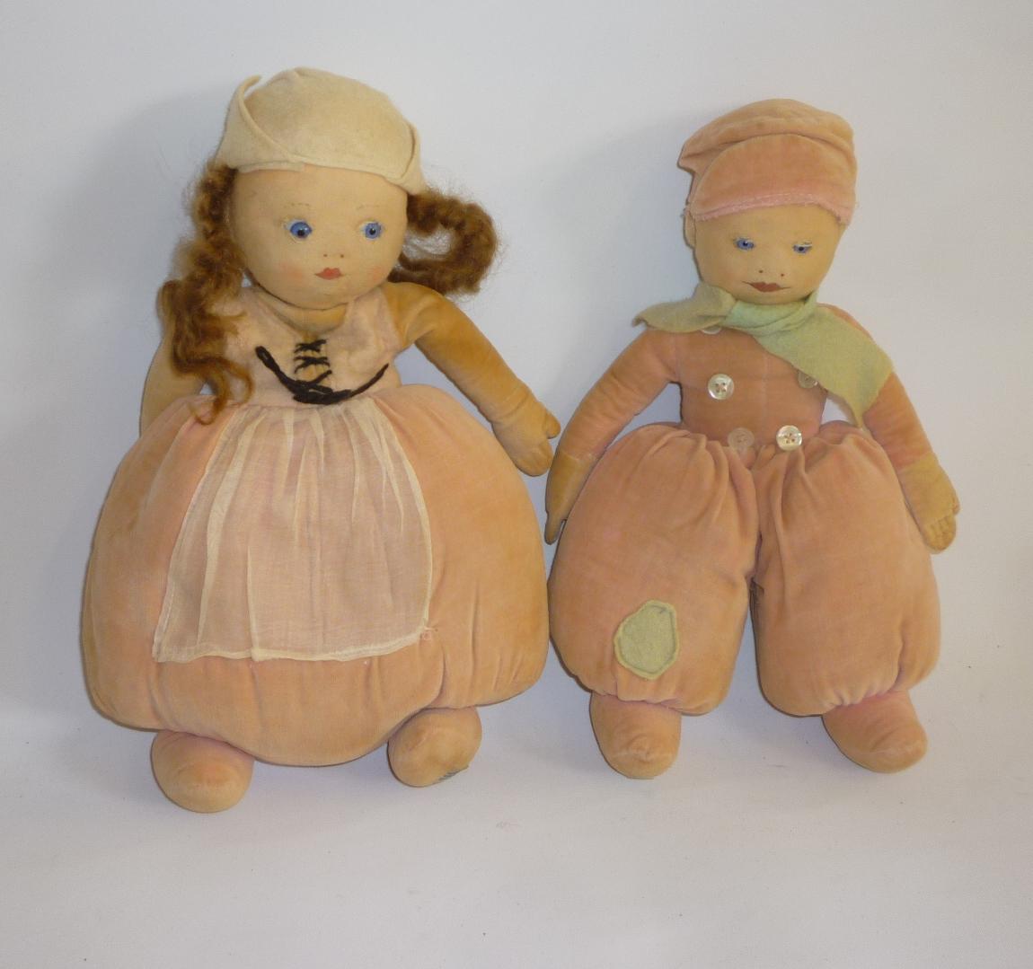 Two Chad Valley "Hygenic" soft toys Image