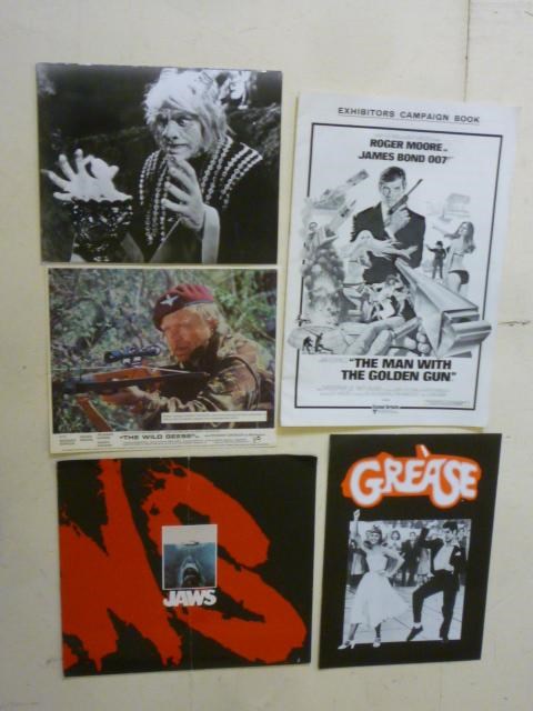 A large quantity of colour and black and white cinema foyer publicity photos Image