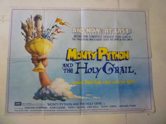 A cinema poster "Monty Python and the Holy Grail" Image