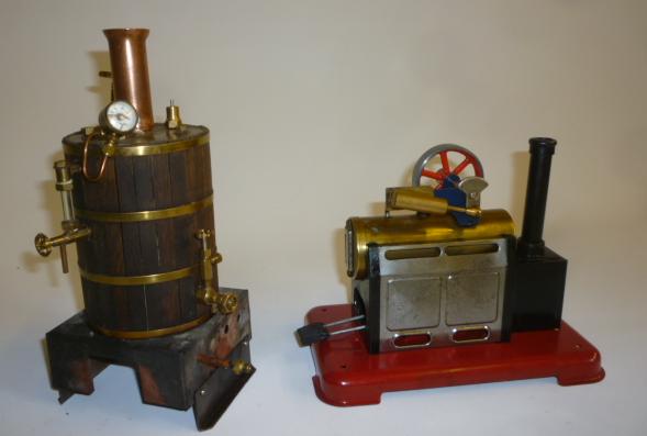 A model vertical steam boiler Image