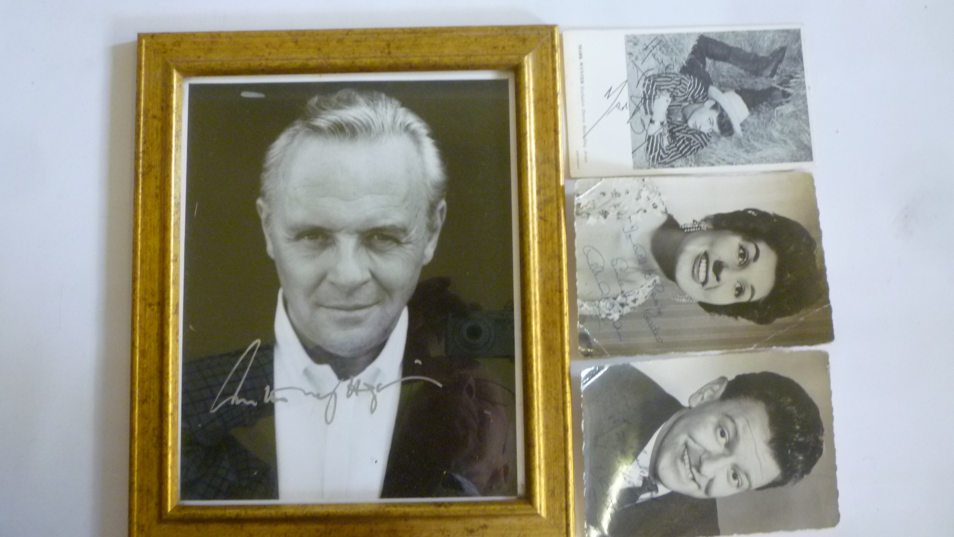 Autographed photographs of Antony Hopkins (framed) Image