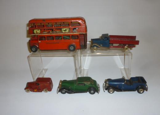 A Minic double decker bus "Pedigree Paws" friction drive (AF) Image