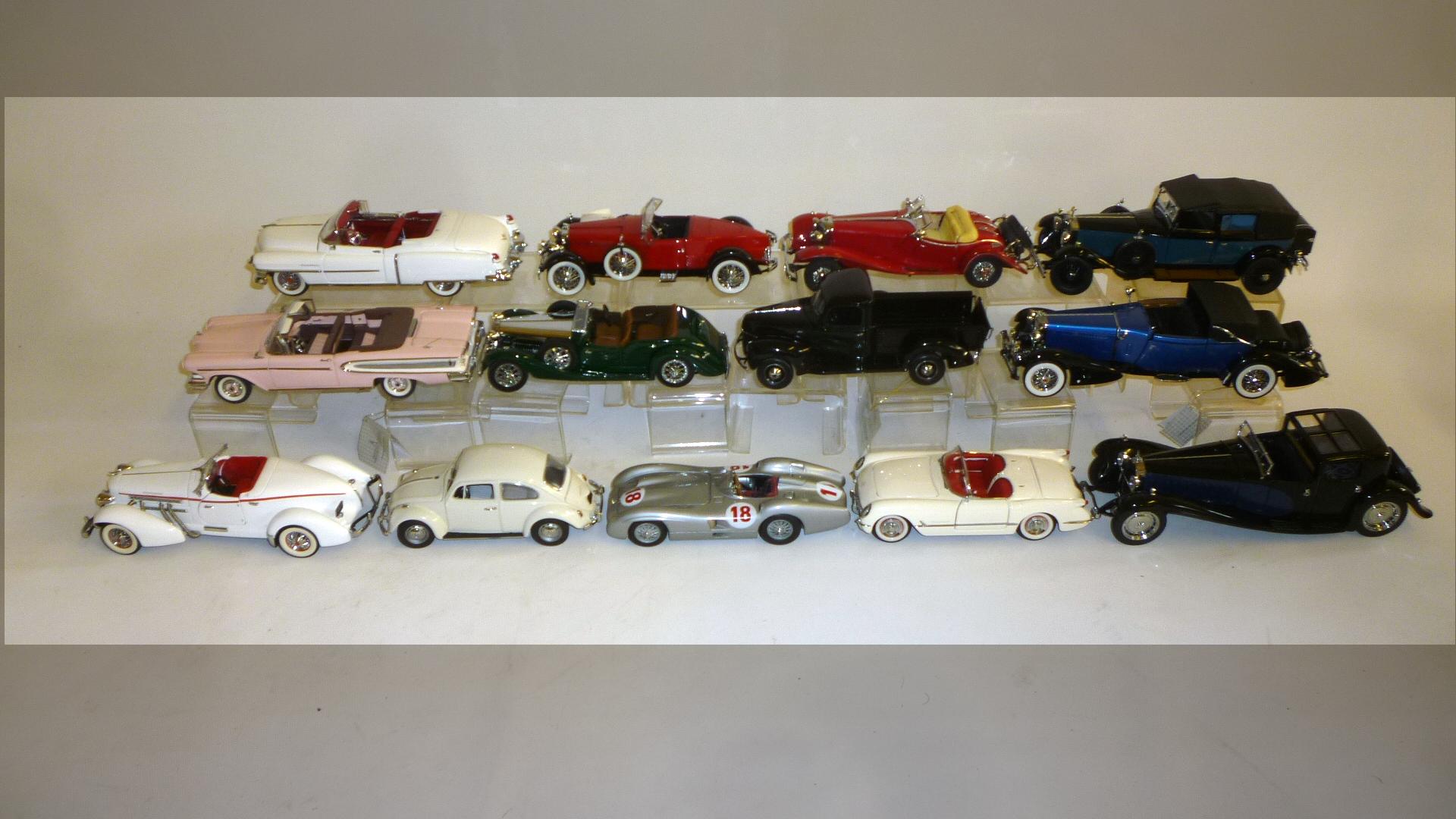 Thirteen Franklin Mint scale model vehicles Image