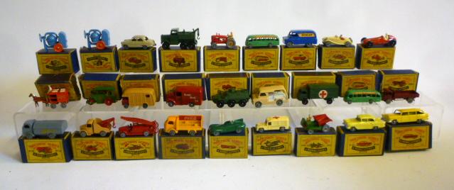 Twenty seven 1/75 Series Matchbox Models including Nos. M31 Image