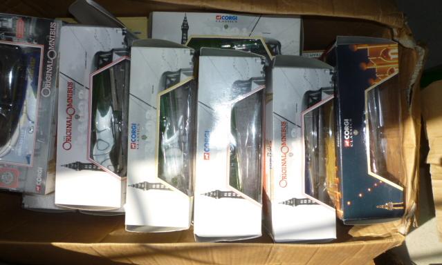 Thirty seven Corgi Original Omnibus bus and tram models Image