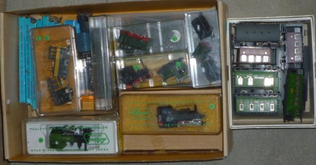 NG locomotive and passenger rolling stock including Liliput tank locomotive Image