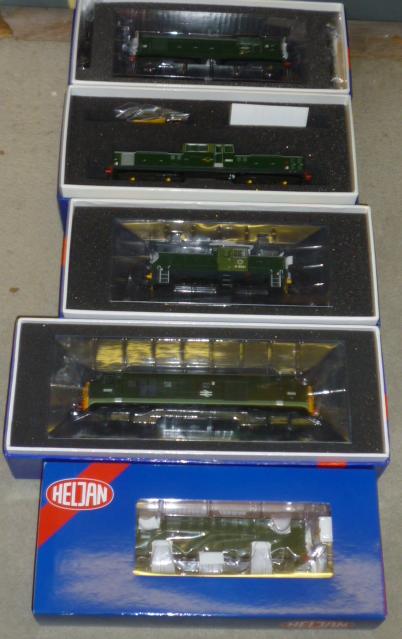 Five Helvan locomotives comprising B.R. Class 17 diesel Image