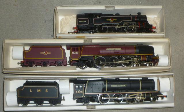Three Wrenn locomotives comprising B.R. 2-6-4 Tank 80033 Image