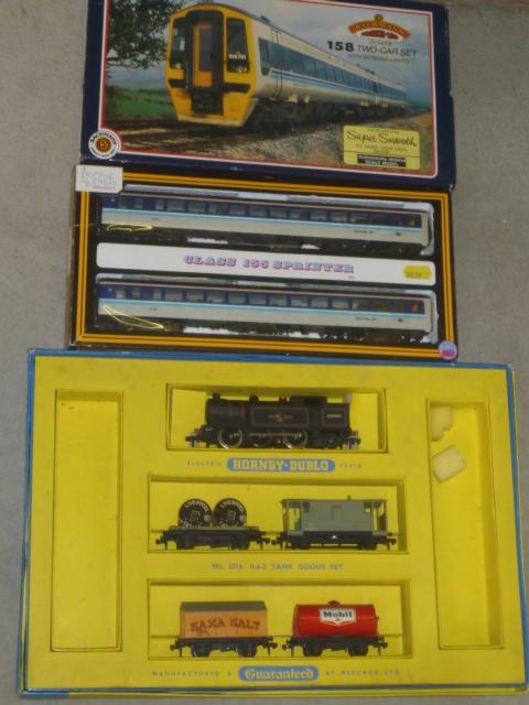 Hornby Dublo train set 2016 with 0-6-2 tank and four goods trucks Image