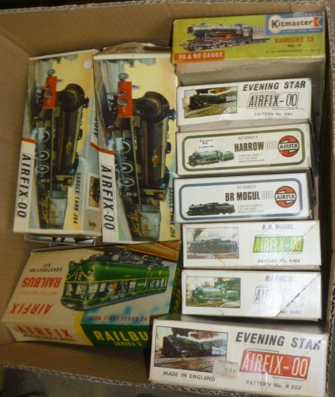 Twenty three plastic railway kits by Airfix and others Image