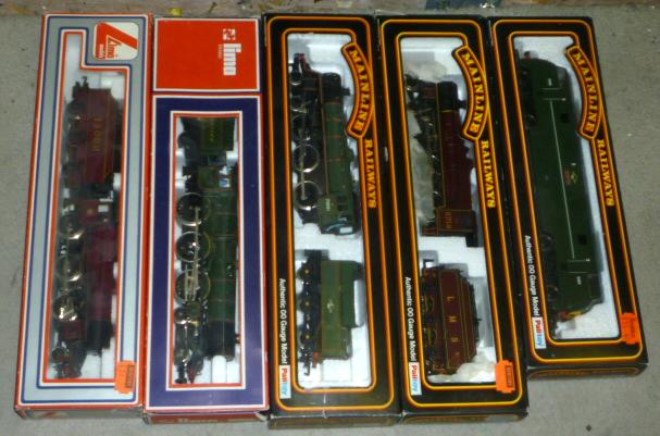 Five locomotives comprising Lima G.W.R. King George V Image