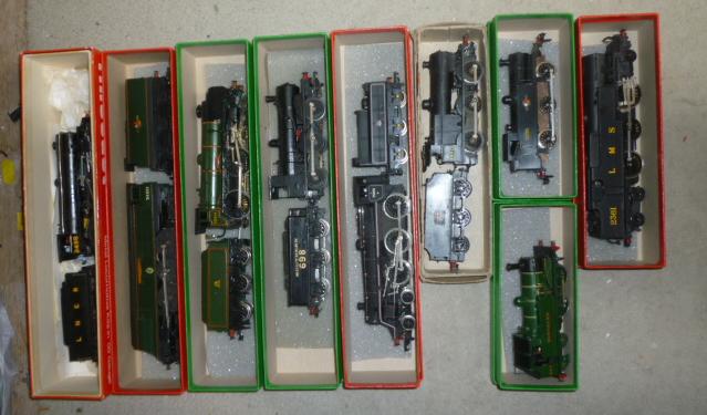 Nine locomotives comprising kit built L.N.E.R. K3 Image