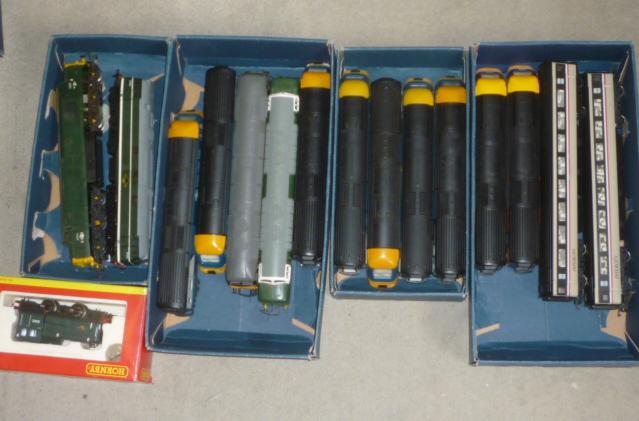 Nine locomotives by Hornby and Lima including Intercity 125's Image