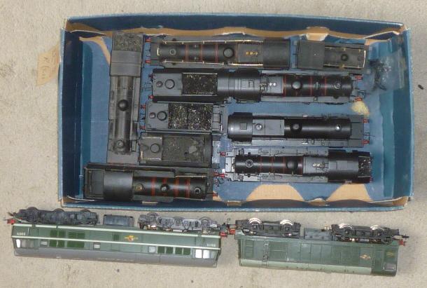 Nine British Railways locomotives including Hornby Dublo 0-6-2T 69567 Image