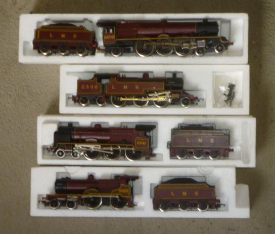 Four Hornby locomotives comprising L.M.S. Princess Royal Image