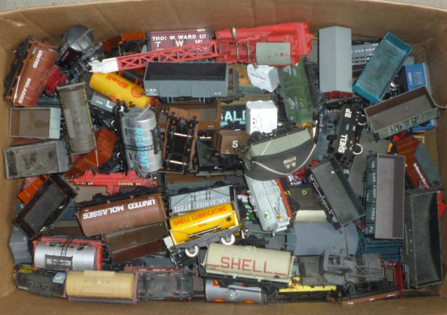 Approximately one hundred and eighty goods trucks by Hornby Image