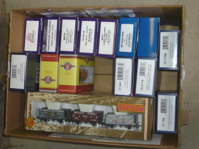 Eighteen private owner goods wagons by Dapol Image