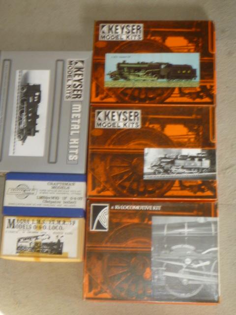 Six OO gauge locomotive kits comprising Keyser L.M.S. Jubilee Image