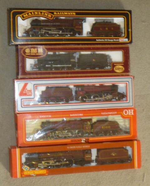 Six locomotives by Airfix and others comprising B.R. 0-6-0 4F Image