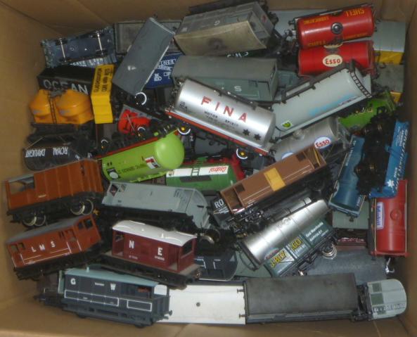 Approximately one hundred and eighty goods trucks by Airfix Image