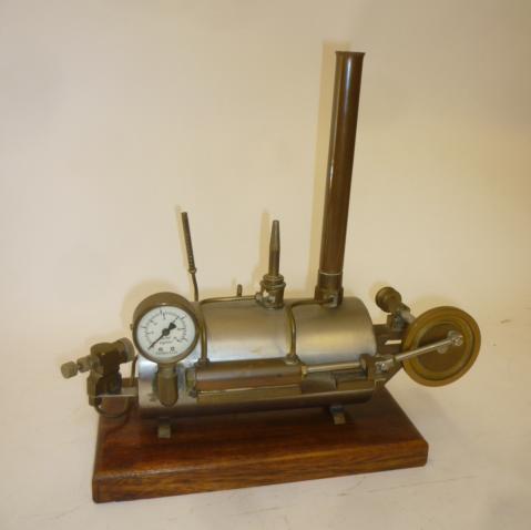 Stationary steam engine with stainless steel boiler Image