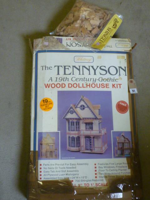A Whitney "Tennyson" wood dolls' house kit Image