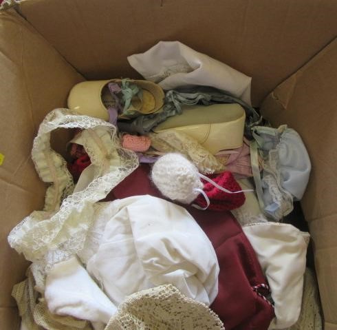 Seven celluloid and composition head dolls including Pedigree Image