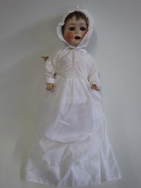 A Heubach Kopplesdorf bisque socket head doll Image
