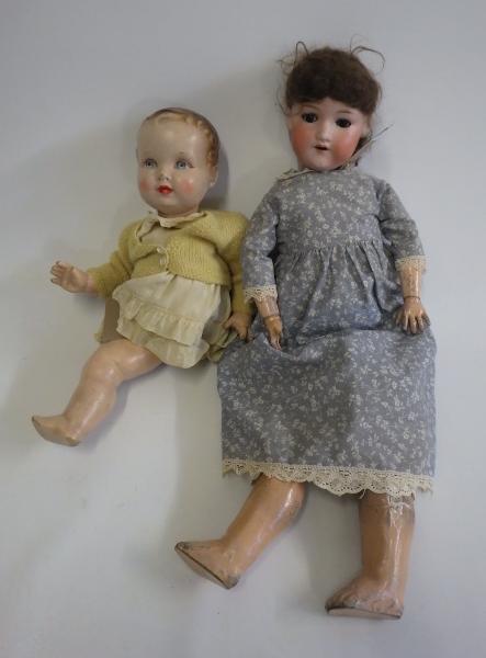 An Armand Marseille bisque socket head doll Image