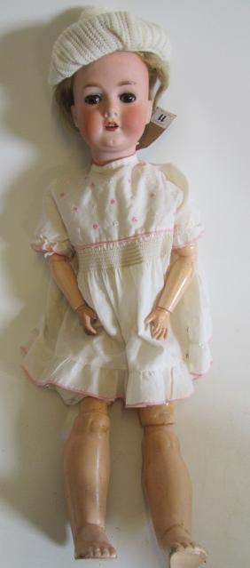 A Charles M. Bergmann Walterhausen bisque socket head doll Image