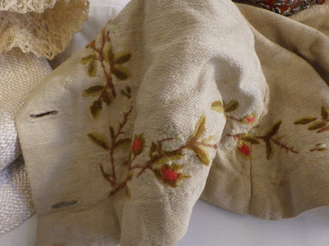 A large quantity of doll's clothing and accessories including antique pieces Image