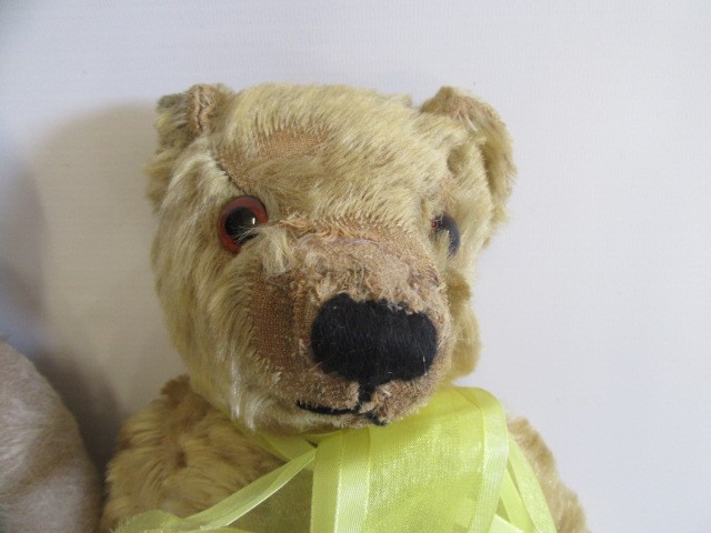 Two pre-war teddy bears Image