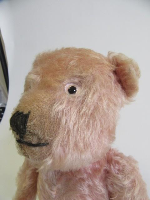 A rare pre-war pink Chiltern teddy Image