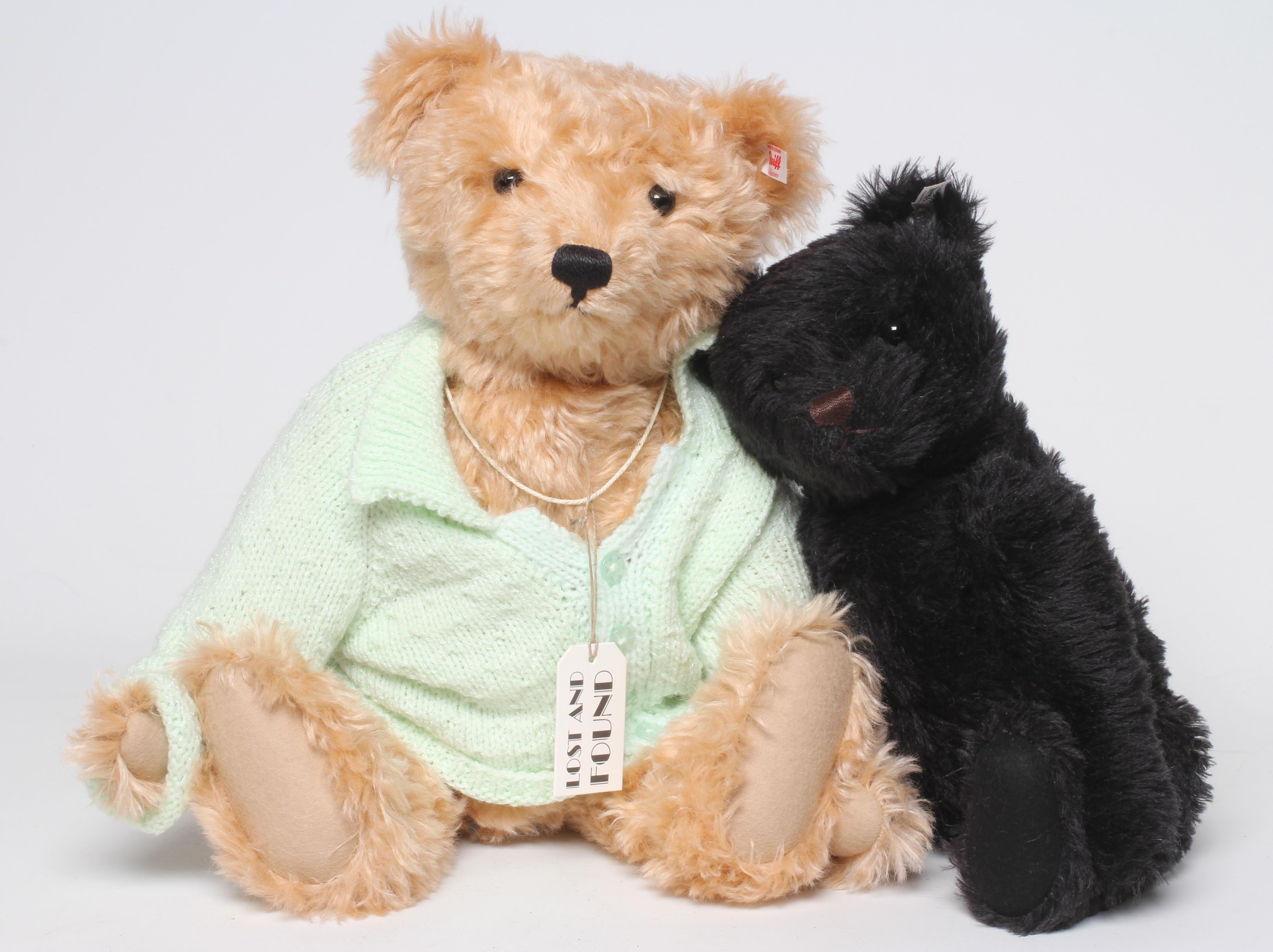 A Steiff Lost and Found growling bear Image