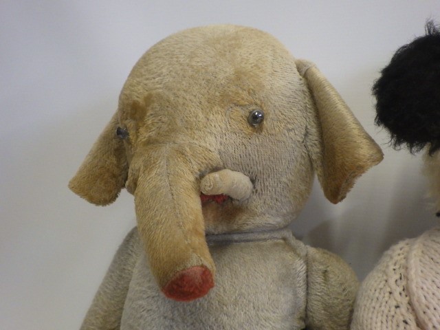 A vintage plush panda Image