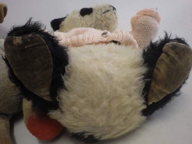 A vintage plush panda Image