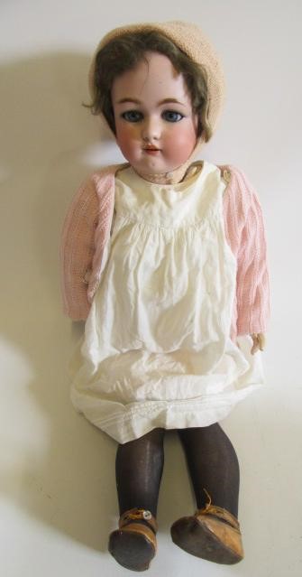 A Simon & Halbig "Jutta" bisque socket head doll Image