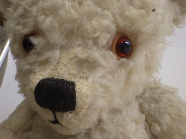 A large vintage teddy bear bag Image