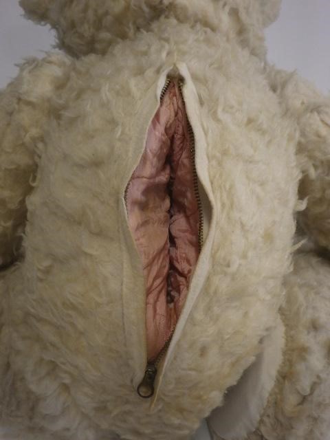 A large vintage teddy bear bag Image