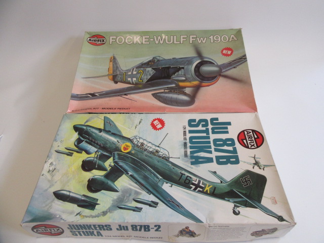 Airfix 1/24 Scale JU87B Stuka and Focke Wulf 109-A Image