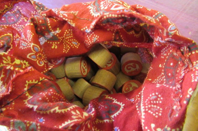 F.H. Ayres combination of parlour games in wooden box Image