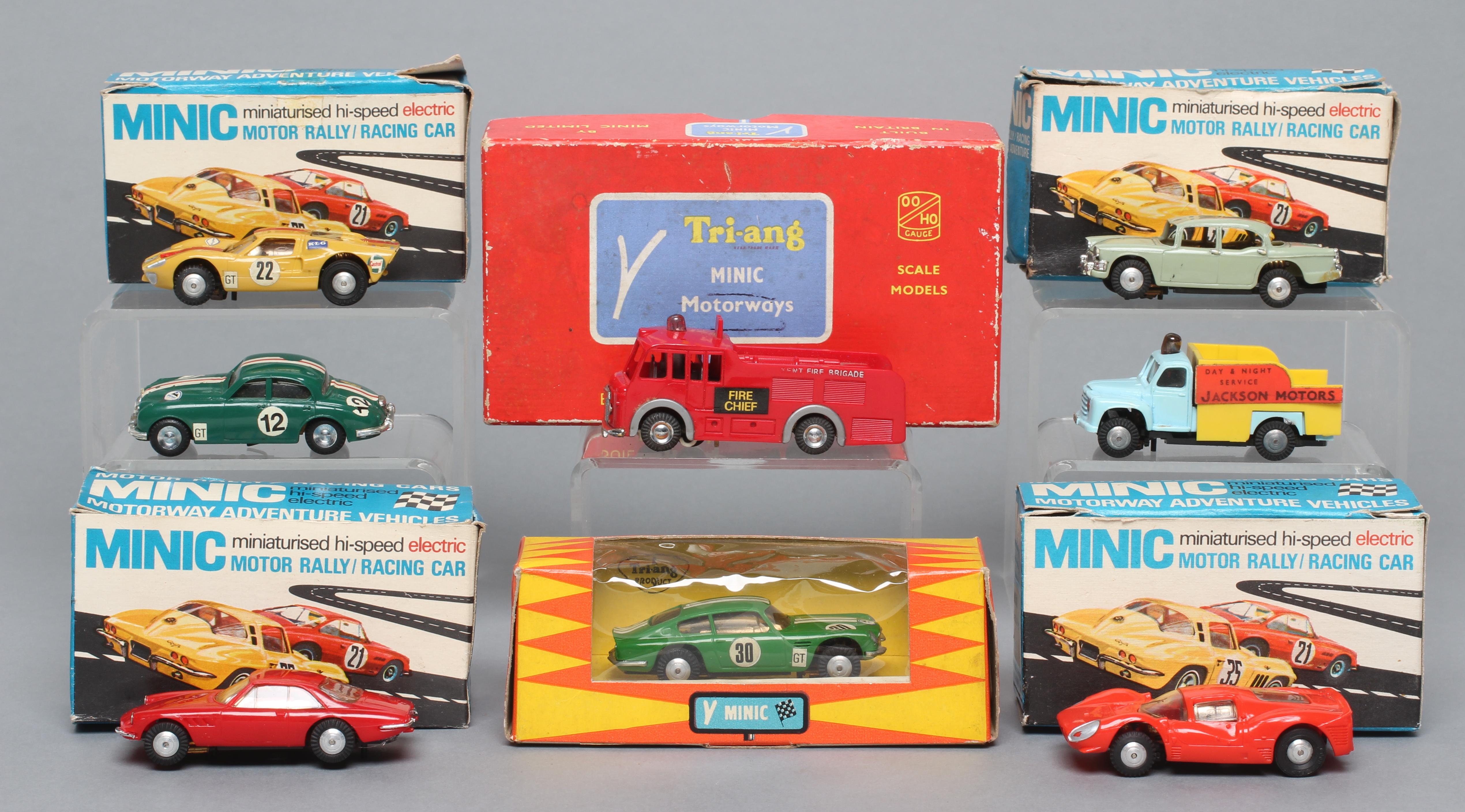 Eight Minic Motorways electric cars including Jaguar and Ford GT Image