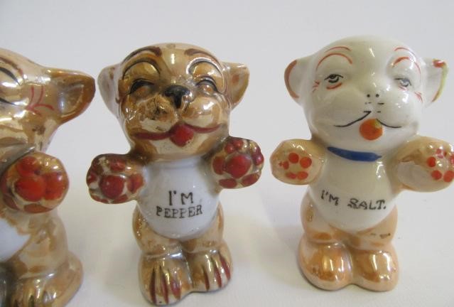 Two sets of Bonzo salt and peppers Image
