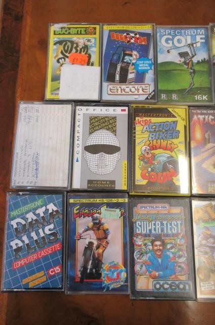 Zx spectrum +2 james bond action pack, with approximately forty 