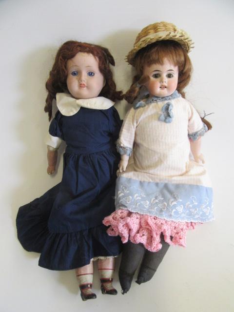 A bisque shoulder head doll Image